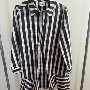 Tuckernuck Espresso Check Callahan Dress